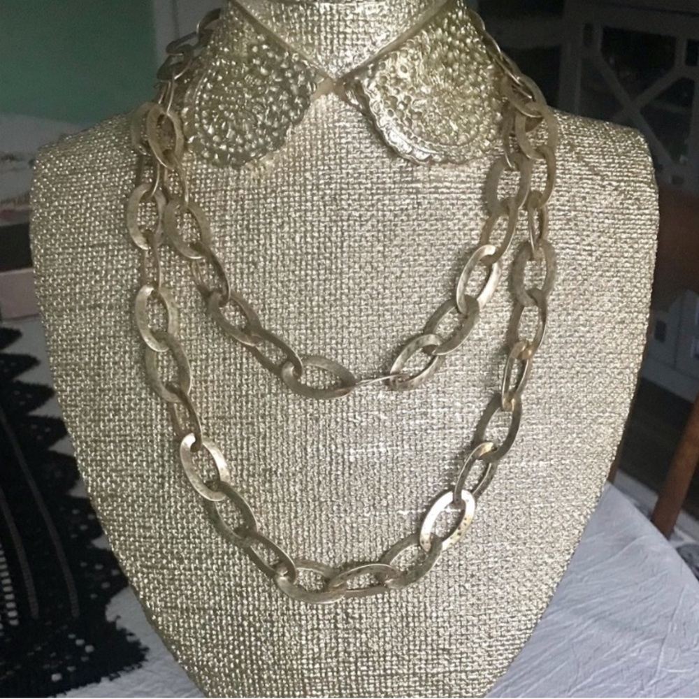 LAST CHANCE 🔆Textured Chainlink Necklace